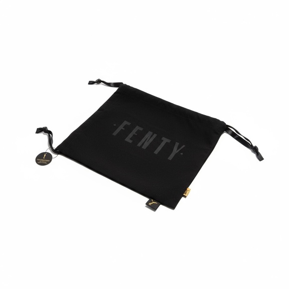new Fenty Puma ✰ Drawstring Black Velvet Logo Dustbag + Box ✰ Rihanna RiRi - Picture 15 of 16